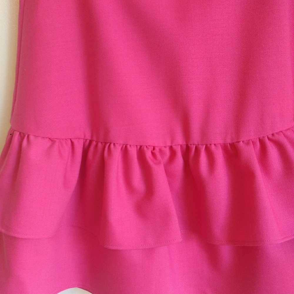 Jcrew wool flannel ruffle skirt vintage berry - Picture 6 of 6